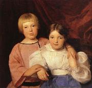 Ferdinand Georg Waldmuller Children oil painting on canvas